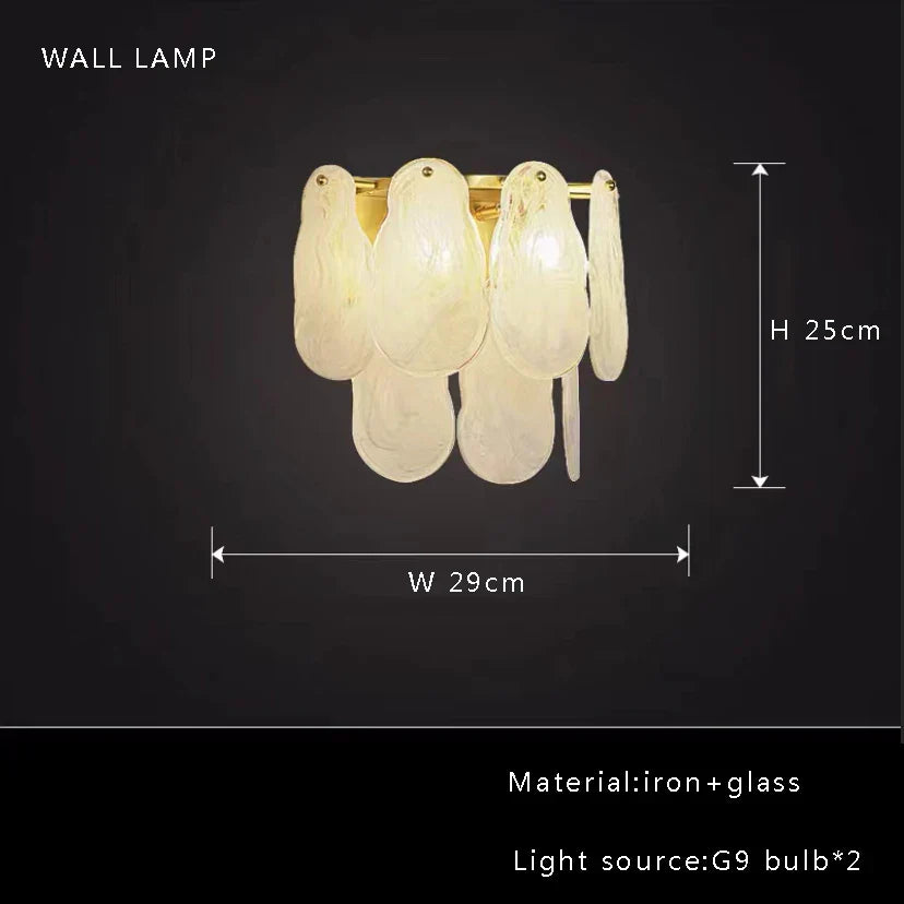 Afralia™ Cloud Mist Glass Chandelier with G9 Light Source - Luxury Home Decoration