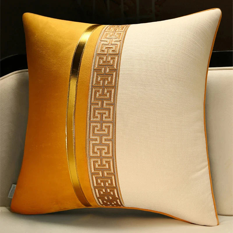 Afralia™ Chinese Style Decorative Pillow Cover for Home, Living Room, Sofa, Bedside