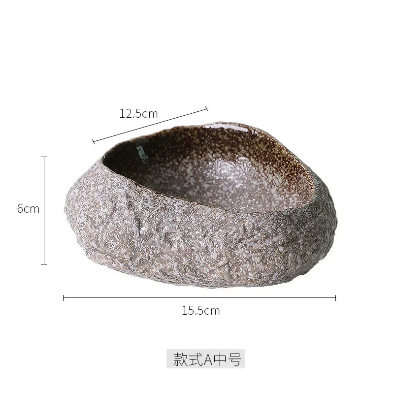 Afralia™ Ceramic Dessert Sashimi Ice Cream Snack Sushi Plate Dinner Serving Fruit Tray
