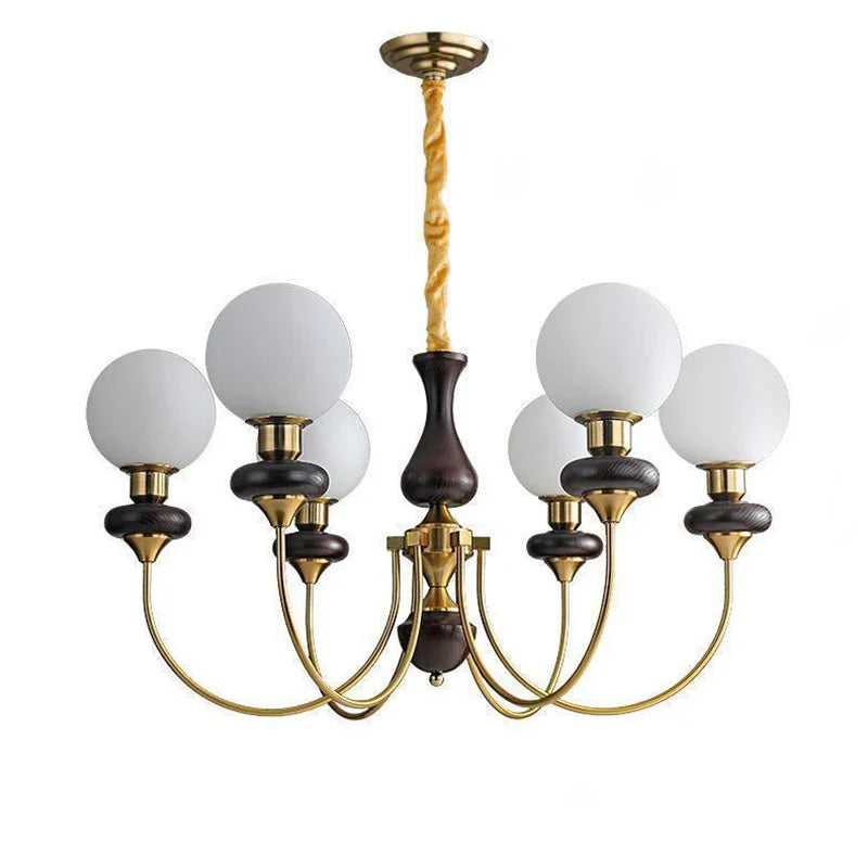 Afralia™ Retro Chandelier LED Pendant Lights Ceiling Lighting Fixtures