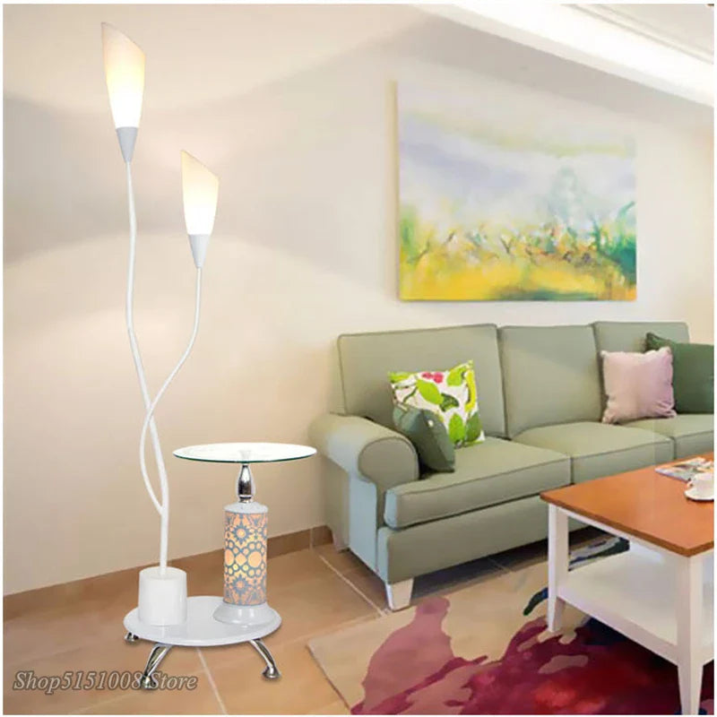 Afralia™ Nordic LED Floor Lamp for Living Room Bedroom Decor