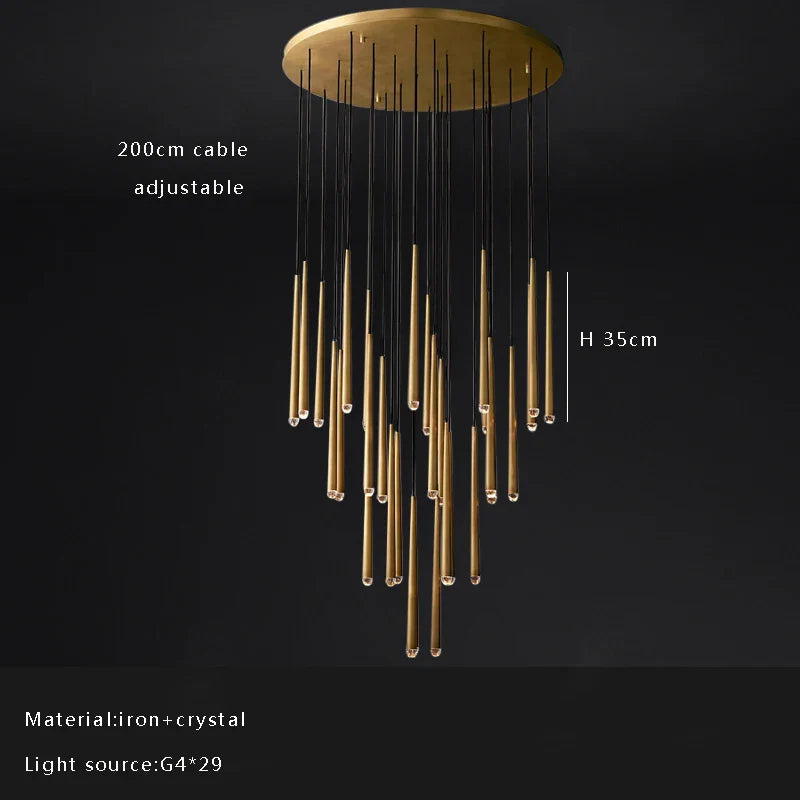 Afralia™ Modern Black Crystal Pendant Lights Dining Room Decor Fixture Luxe Design