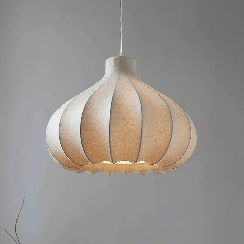 Afralia™ Silk LED Chandelier: Nordic Minimalist Pendant Lights for Home, Living Room, Bedroom