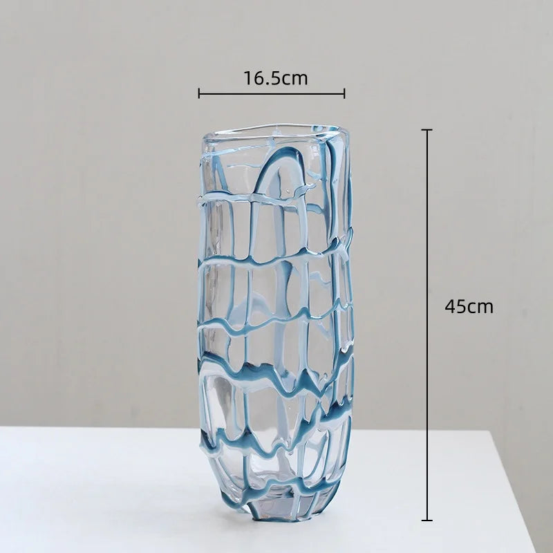 Afralia™ Geometric Mesh Glass Vase Hydroponics Terrarium - Home Decoration