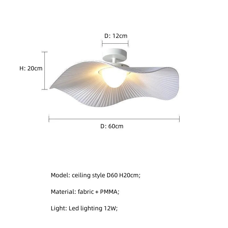 Afralia™ Minimalist White LED Fabric Pendant Lights for Dining Room