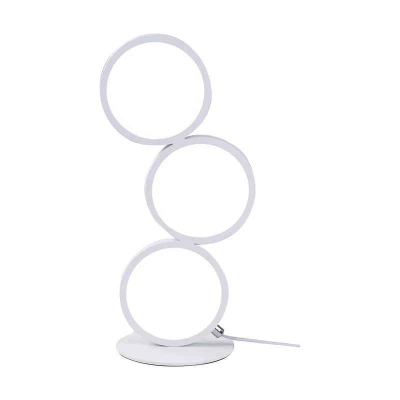 Afralia™ Touch Ring Desk Lamp Simple Modern Living Room Bedroom Night Light