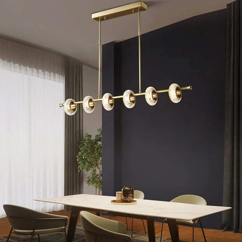 Afralia™ Crystal Lustre LED Chandelier for Home Decor - Luxury Round Ceiling Lamp