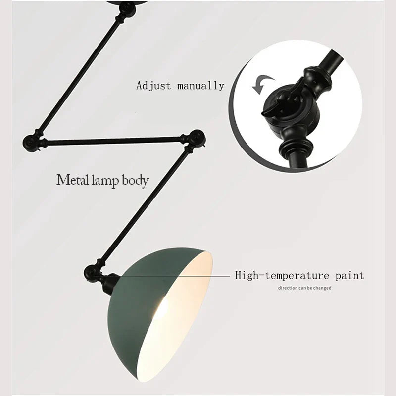 Afralia™ Modern Multicolor Metal Pendant Light for Dining Room, Study, Bar - Rotatable Ceiling Lamp