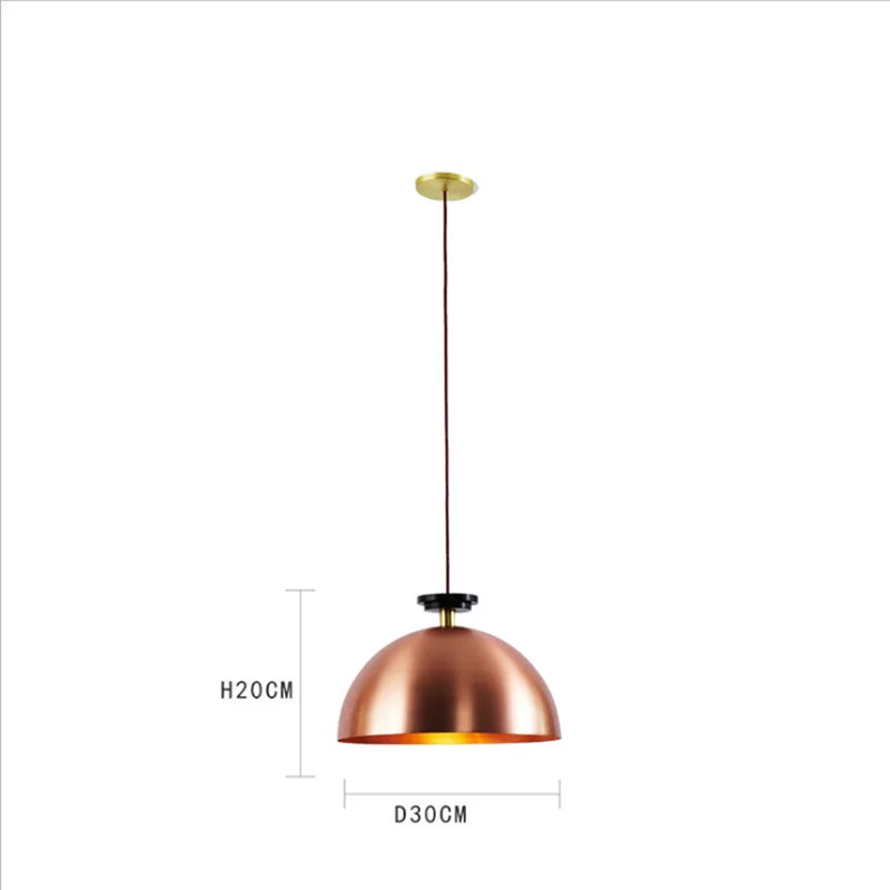 Afralia™ Industrial Metal Pendant Light Kitchen Adjustable Designer LED Dinning Room Decor