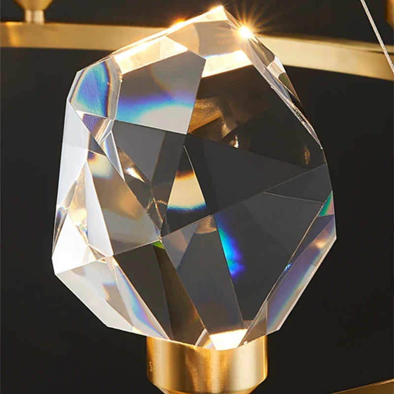 Afralia™ Crystal LED Pendant Lights: Elegant Lighting Solution for Home Decor