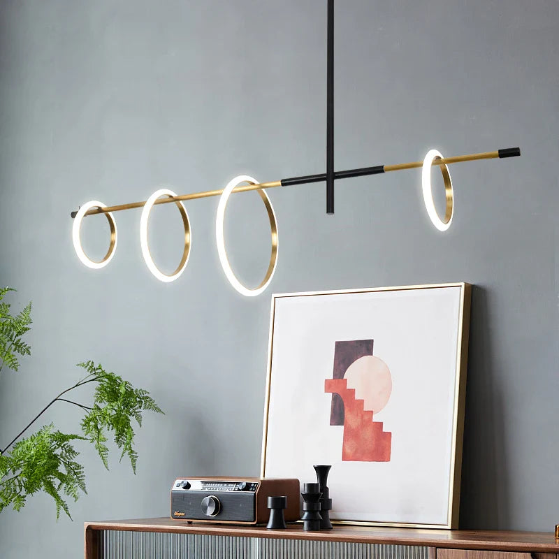 Afralia™ Modern Italian LED Pendant Lights | Magnetic Attraction | Dimmable