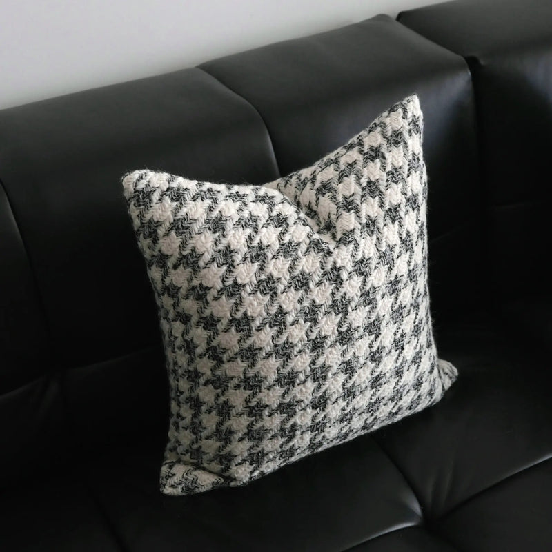 Afralia™ Nordic Minimalist Houndstooth Crochet Cushion Cover Set