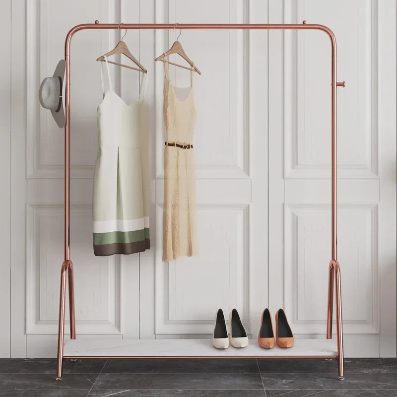 Afralia™ Multifunctional Coat Rack Clothes Stand with Wheels - Clothing Organizer