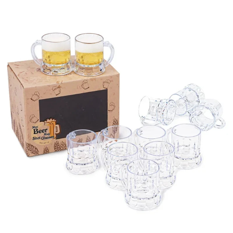 Afralia™ Mini Beer Cup with Handle for Party and Barware