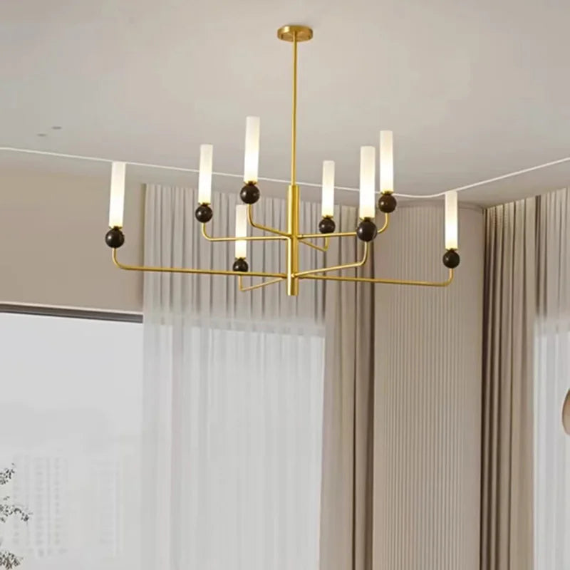 Afralia™ Marble Ball Wall Sconce with Brass Finish and Acrylic Lampshade