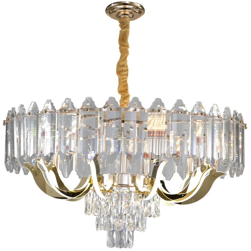 Afralia™ LED Crystal Lamp: Postmodern High-end Chandelier for Living Room, Dining Room, Bedroom