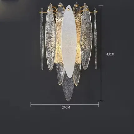 Afralia™ Art Deco Glass Iron LED Chandelier for Dinning Room