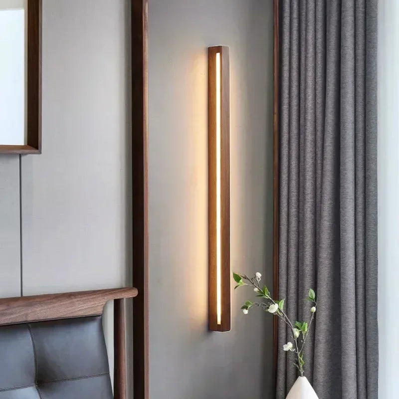 Afralia™ LED Long Strip Wall Lamp: Modern Minimalist Indoor Lighting Fixture