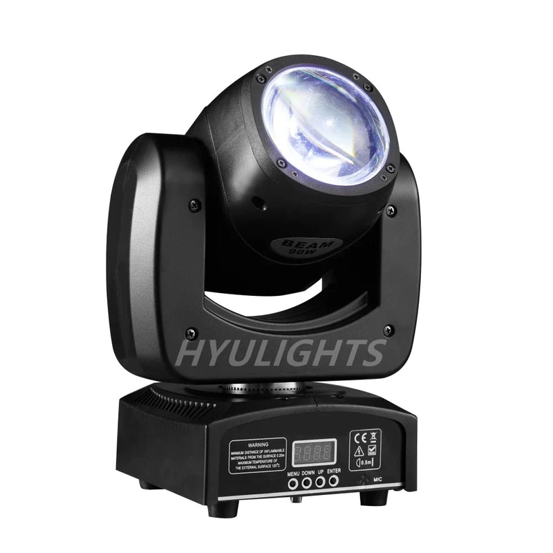 Afralia™ 90W Mini RGBW Moving Head Light: Super Bright DJ Spot With DMX Control