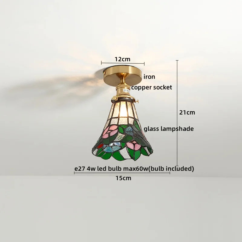 Afralia™ Glass LED Ceiling Lights Modern Art Decor for Home Living Room Lighting