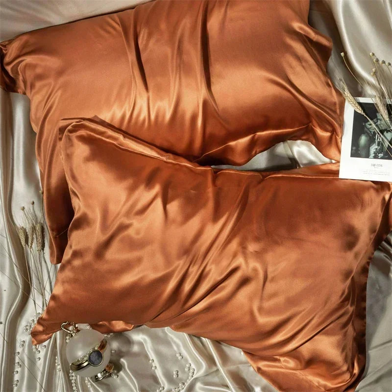 Afralia™ Silk Pillowcase: Luxurious Silky Soft Skin-Friendly Pillow Cover for Beauty Sleep