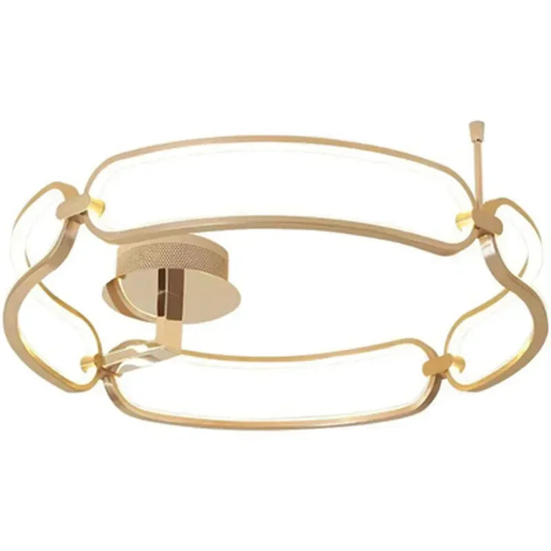 Afralia™ Schuller Colette Ceiling Lamp: Luxury Aluminum Chrome Lighting for Living Room and Kitchen