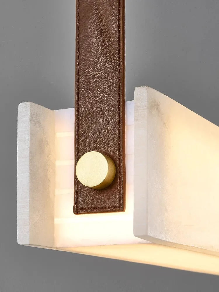 Afralia™ LED Spanish Marble Pendant Light for Living Room Ceiling Decor.