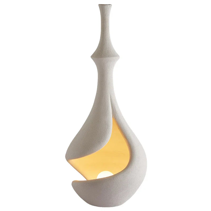 Afralia™ Wabi Sabi Style Standing Lamp for Living Room Sofa Art Bedroom Study Balcony