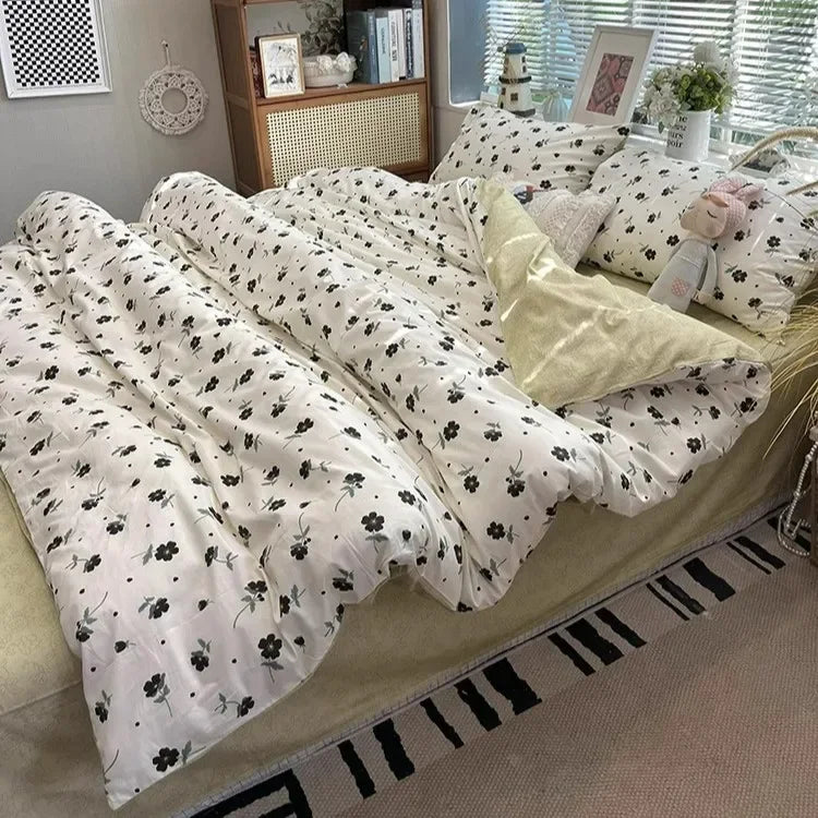 Afralia™ Boho Cotton Printed Bedding Set | Super Soft Bed Sets for Single Double Size