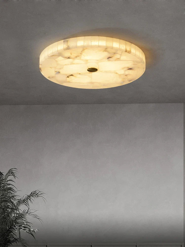 Afralia™ Spanish Marble Ceiling Light for Luxe Living Room Décor.