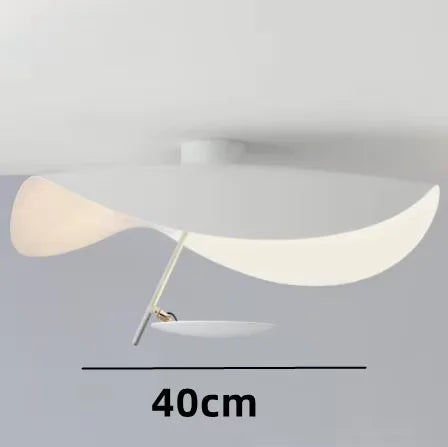 Afralia™ Lederam Manta Pendant - Industrial Retro Style White/Black Ceiling Lamp