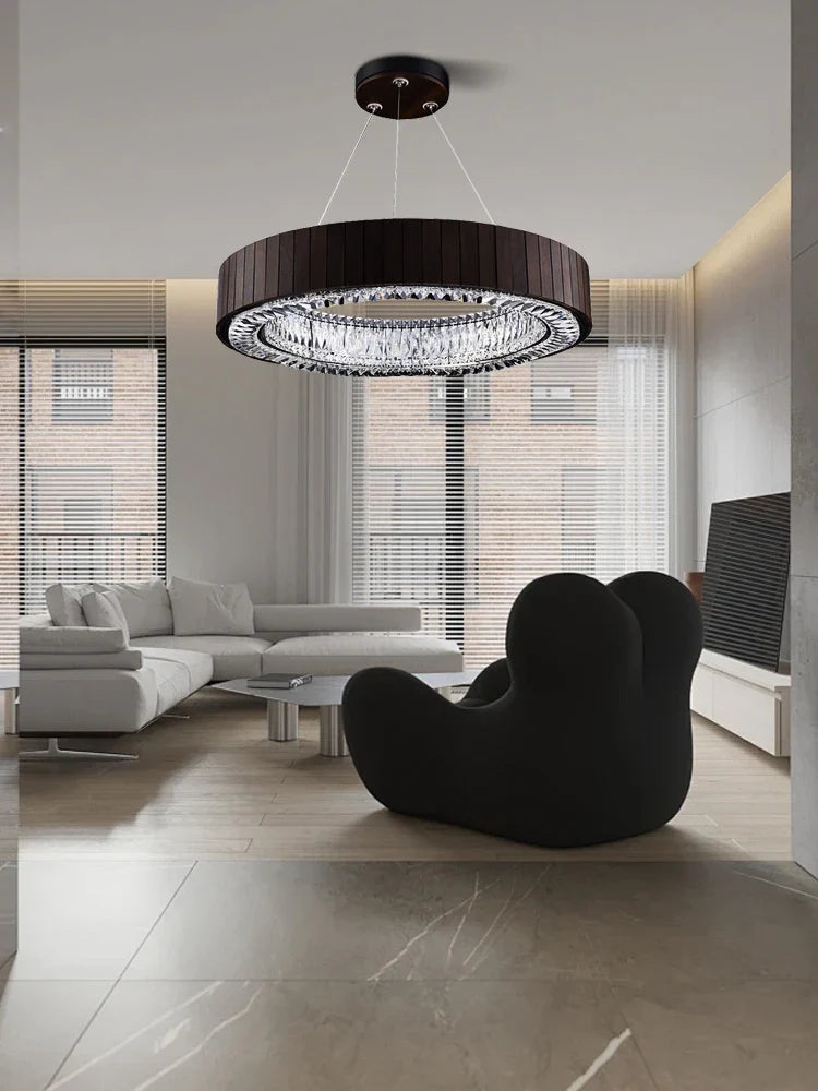 Afralia™ Gray Glass Large Ceiling Pendant Light for Vintage High-ceiling Stairwell Lobby