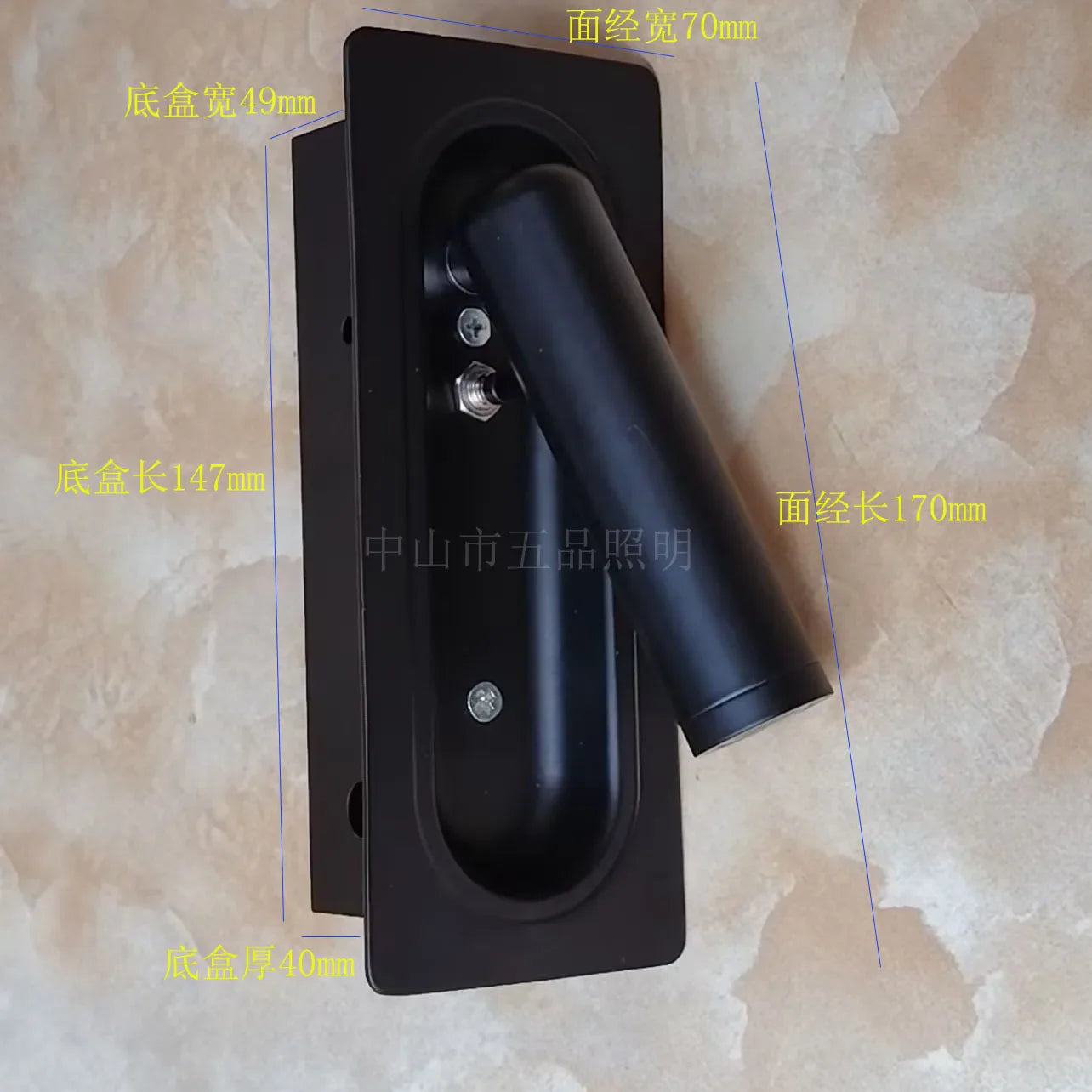 Afralia™ Adjustable Bedside LED Wall Lamp for Modern Hotel Guest Rooms