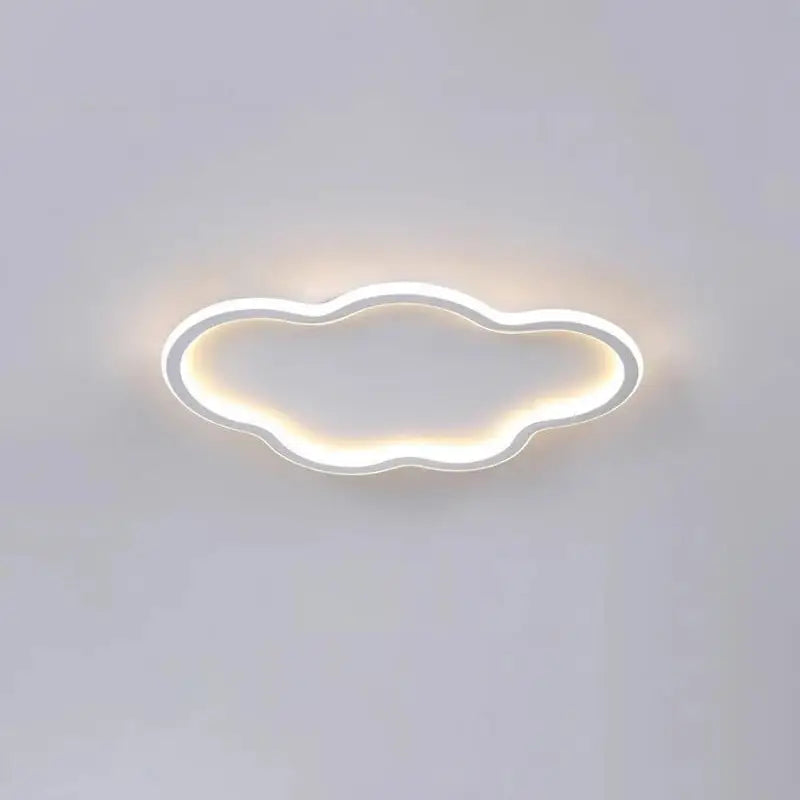 Afralia™ Cloudy White Kids Ceiling Lamp for Creative Bedroom Lighting
