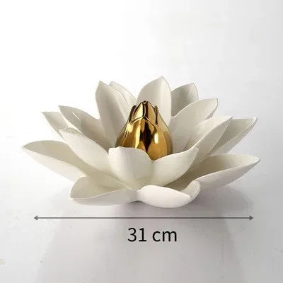 Afralia™ Ceramic Goldfish Lotus Leaf Wall Decoration Set