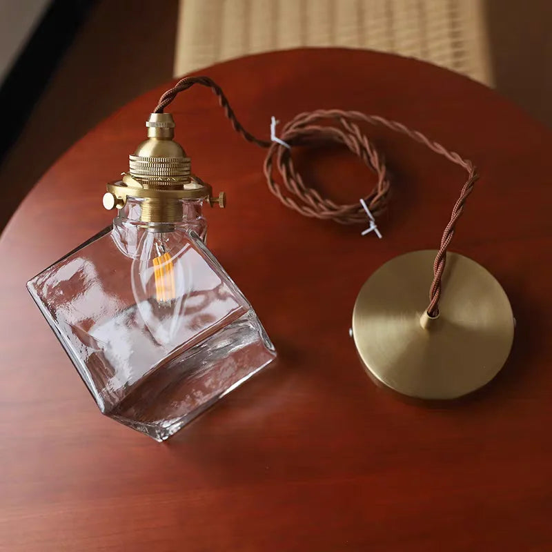 Afralia™ Glass LED Pendant Lights: Nordic Modern Hanging Chandelier