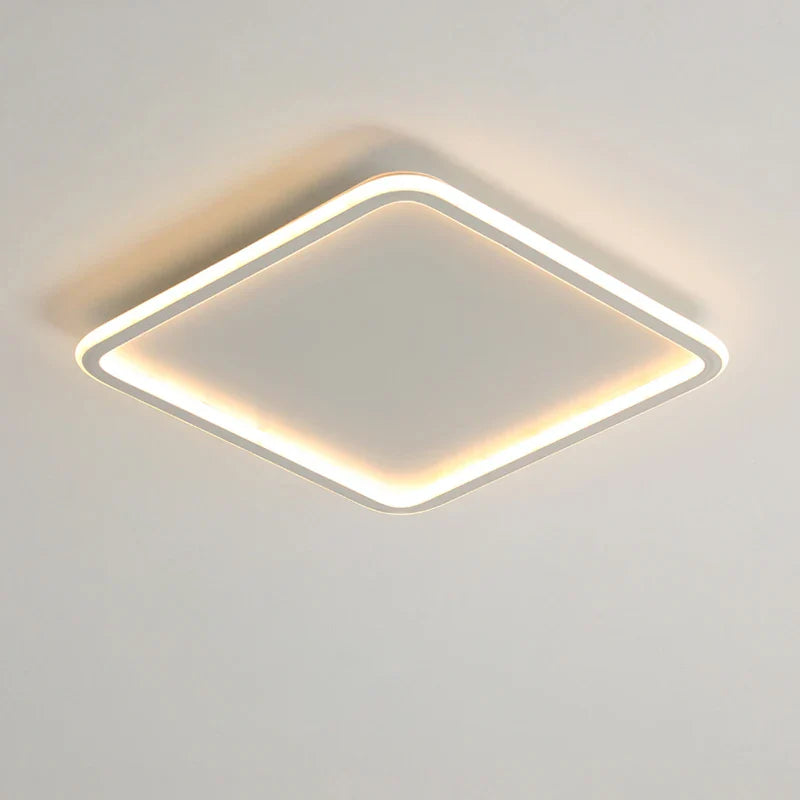 Afralia™ Square Panel LED Ceiling Light for Modern Living Room, Bedroo