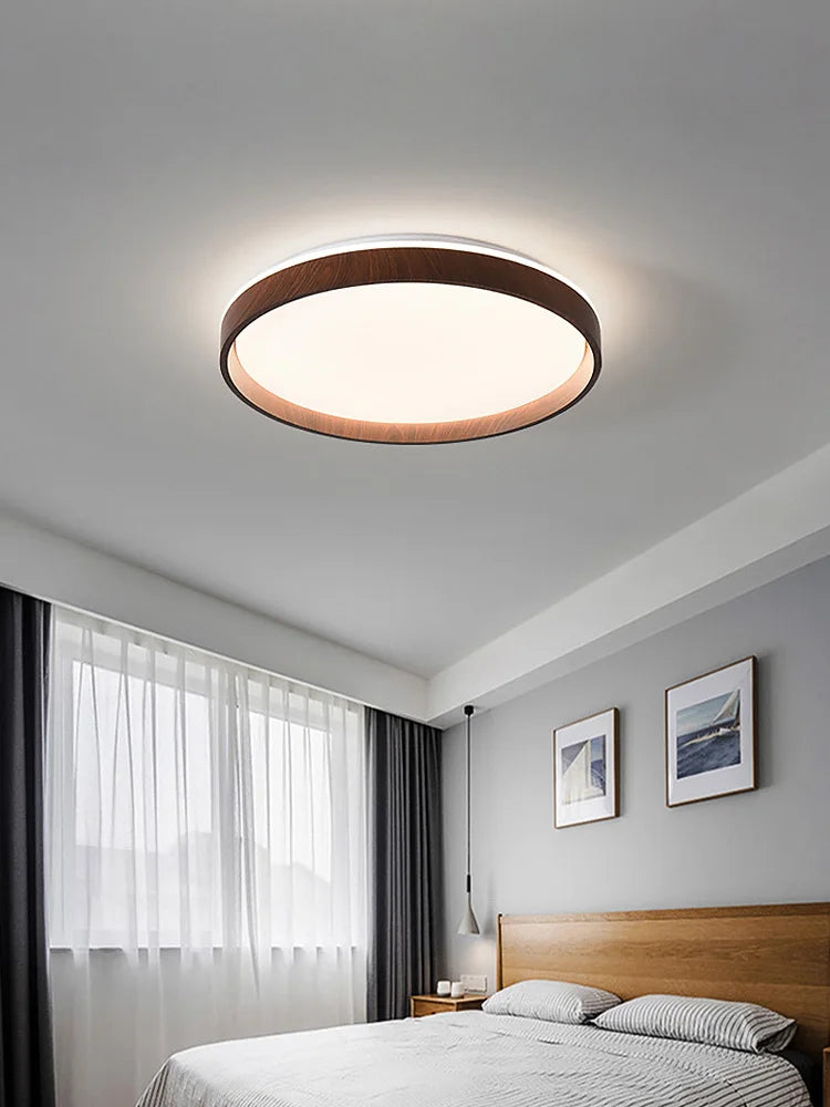 Afralia™ LED Ceiling Lamp: Simple Modern Round Study Bedroom Balcony Light