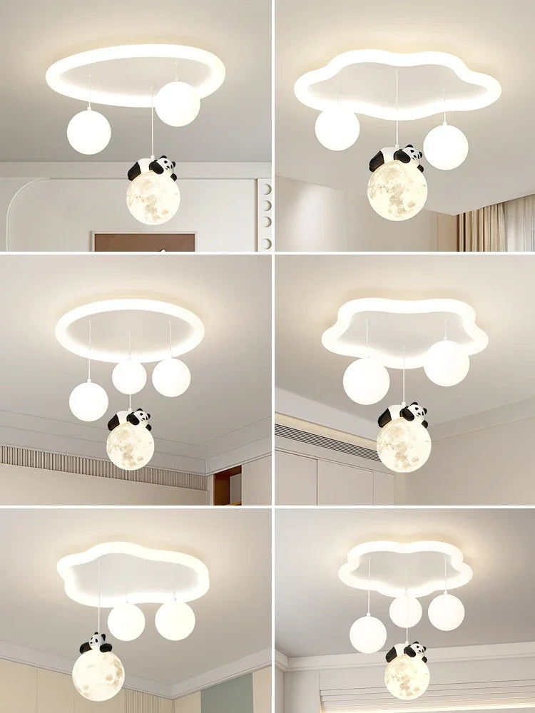 Afralia™ Cloud Bubble Ball Ceiling Light for Kids' Room Bedroom Nursery