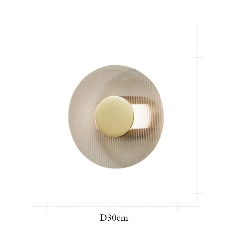 Afralia™ Luxury Glass Wall Lamp for Bedroom Living Room Atmosphere