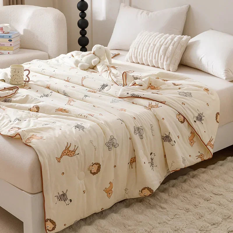 Afralia™ Cooling Summer Blanket | Soft & Breathable Natural Plant Comforter