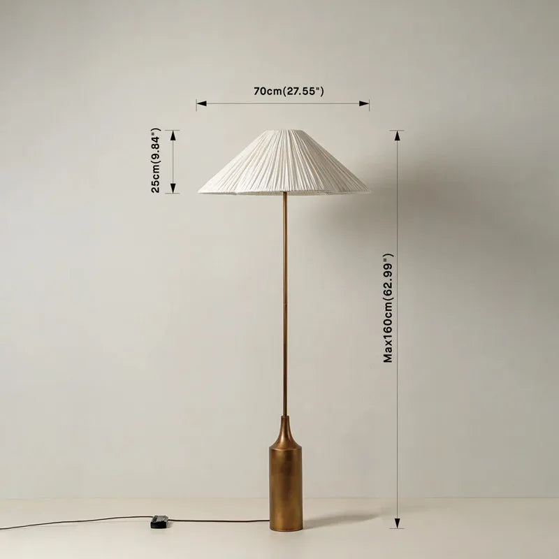 Afralia™ Medieval LED Vertical Floor Lamp for Art Decor in Living Room or Bedroom
