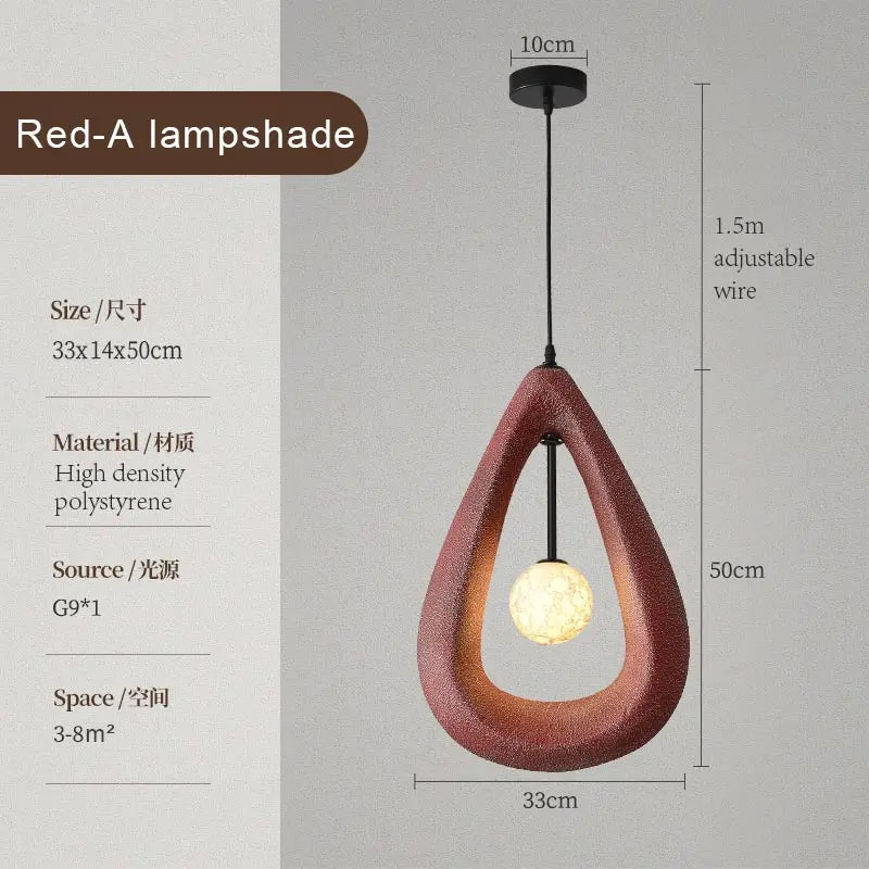 Afralia™ Nordic Design LED Pendant Lights Modern Living Room Chandelier