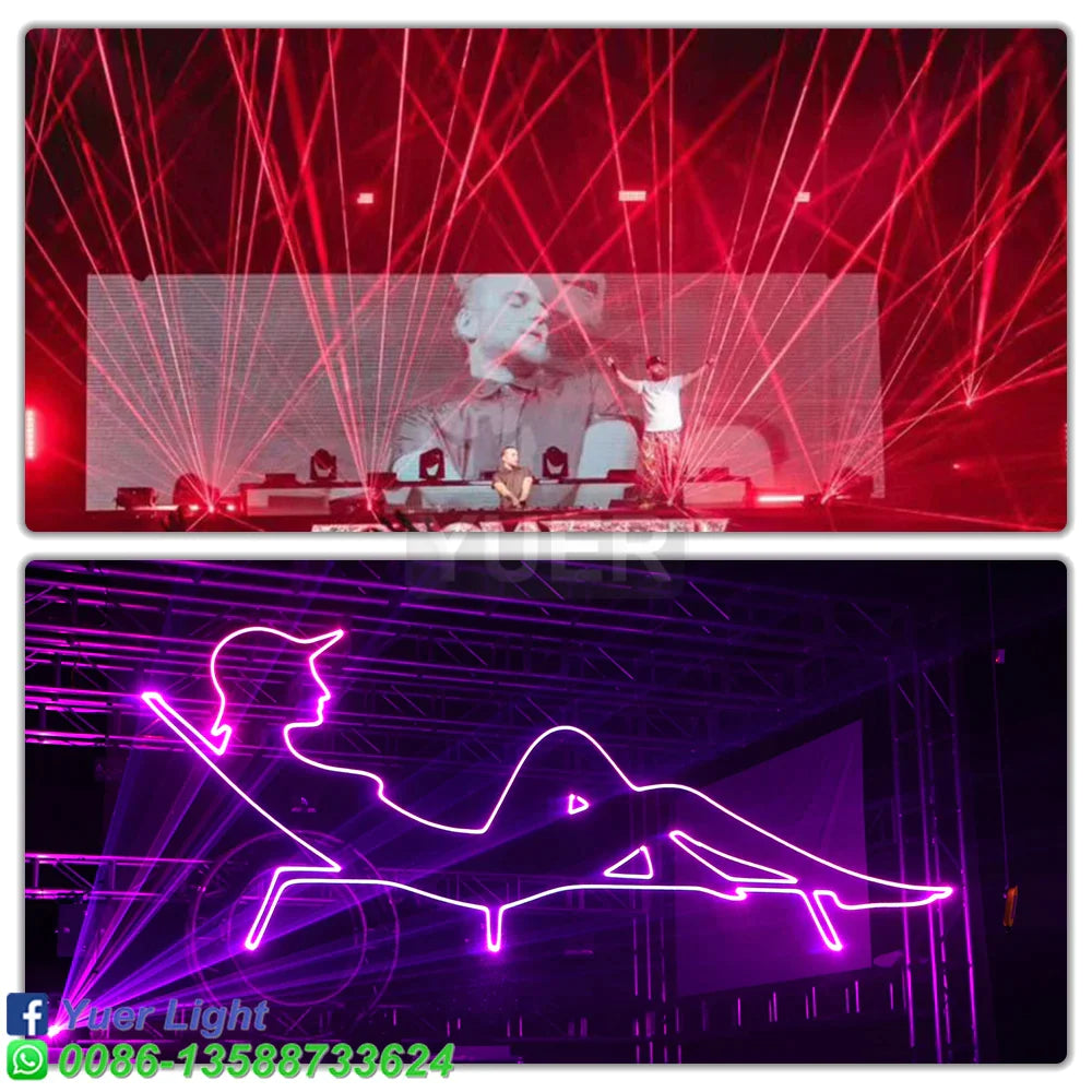 Afralia™ 4W 3D Animation Laser Light DJ Scanner for Club Disco Party Stage