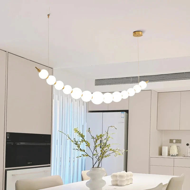 Afralia™ Modern LED Pendant Chandelier for Living and Dining Rooms