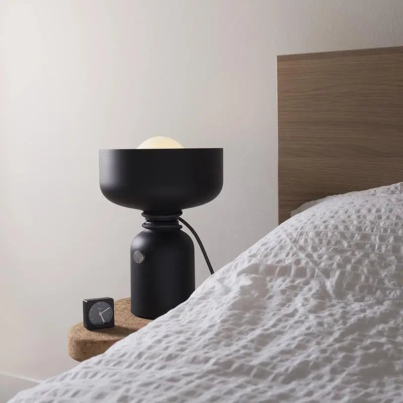 Afralia™ Metal Desk Lamp with E27 Bulb, for Living Room and Bedroom