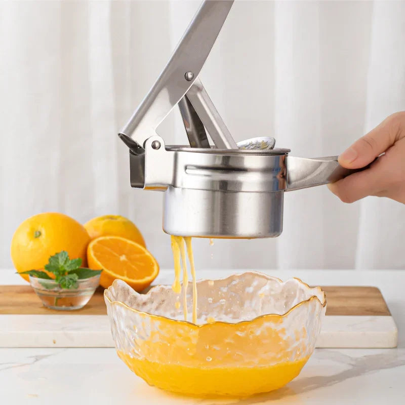 Afralia™ Stainless Steel Lemon Squeezer Juicer Citrus Orange Fruit Press Extractor