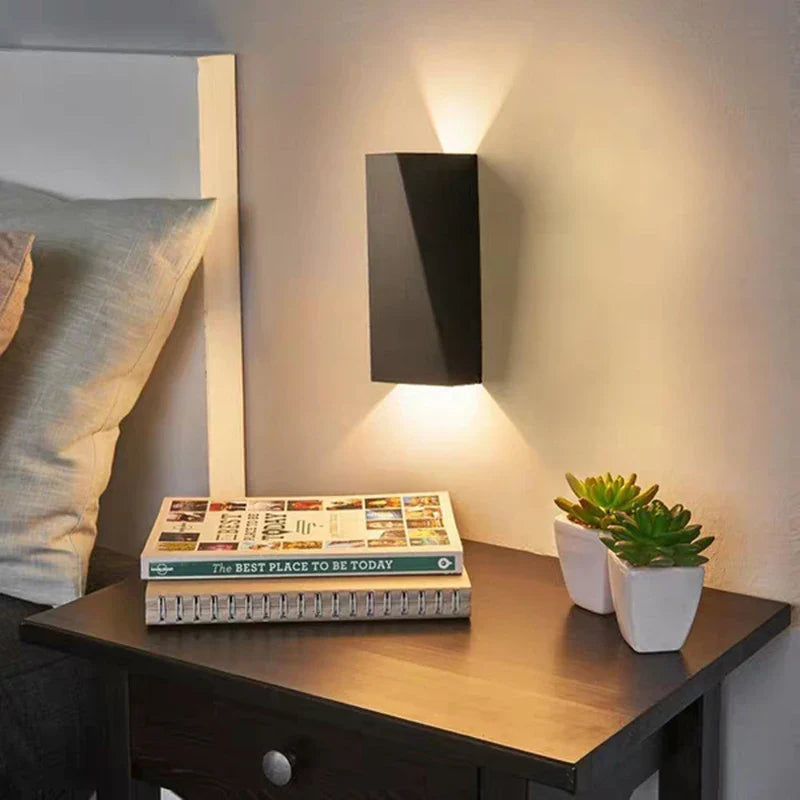 Afralia™ LED Wall Lamp Modern Minimalist Bedside Reading Light Living Room Hotel Luminaire