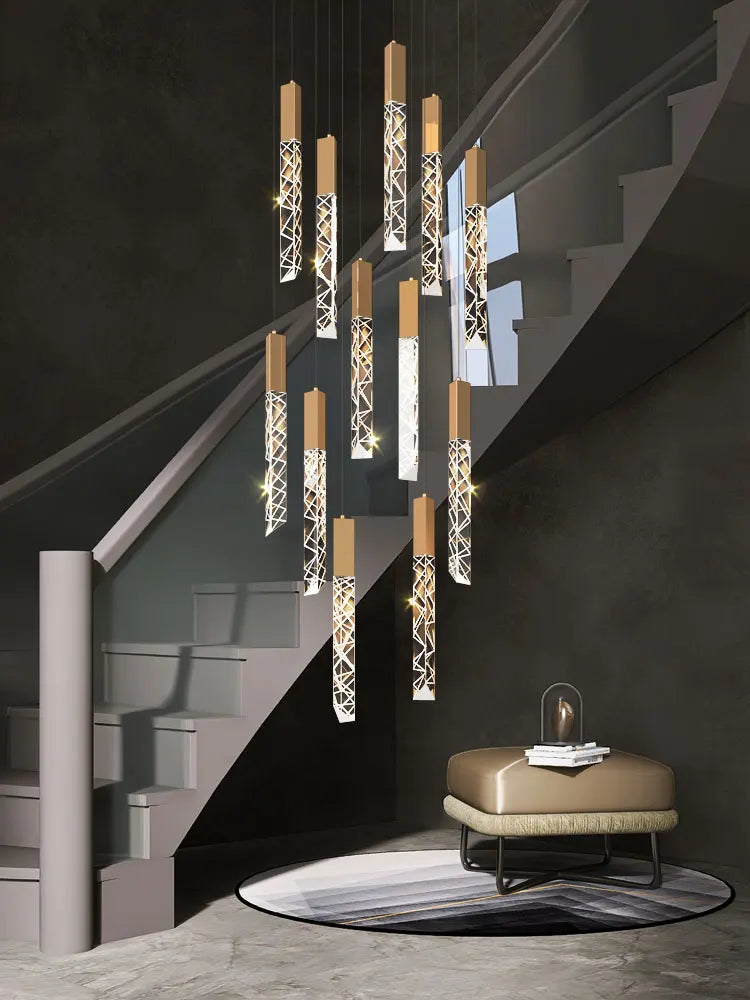 Modern Crystal Pendant Light by Afralia™ for Kitchen Island, Dining Room, Art Deco Ambiance