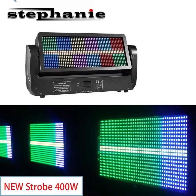 Afralia™ RGB 3in1 LED Strobe Light DMX Controlled DJ Disco Decorative Effect Lighting